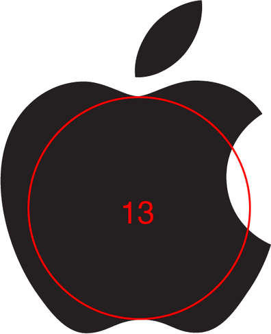 construction du logo Apple